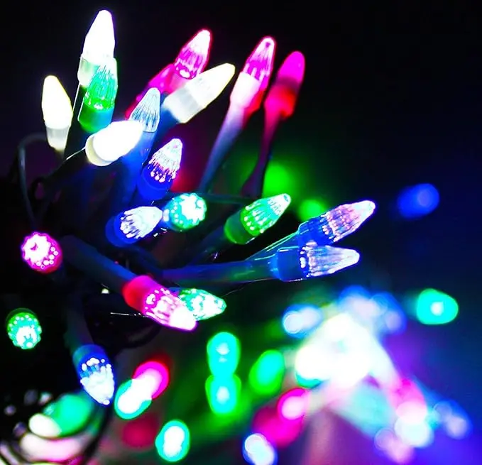 LED String Light Rocket Shap, Bulb Diwali  27 m 90 ft 115 
