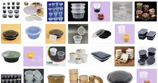 Disposal Food Container round shape